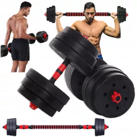    MANTERI DE BITUMIN REGLABILE pentru exerciții de FORȚĂ MEGA SET mreană 20 KG
