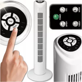    Carruzzo Exclusive Line Ventilator coloană Aroma 3 în 1, alb