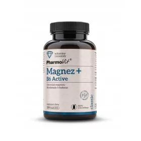   Magneziu + B6 Active 120 Capsule - Pharma Classic - Suport pentru Sistemul Nervos și Reducerea Oboselii