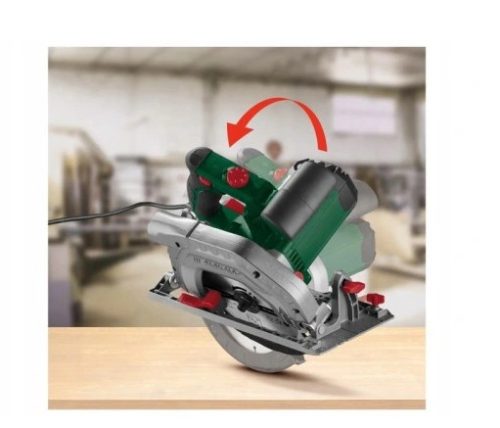 Ferăstrău circular de mână PARKSIDE PHKS 1350 E4 1350W cu pornire soft și control al vitezei