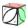  Jucării creative QiYi Autocolante pătrate cu iederă Magic Cube MoFangGe Maple Leaf