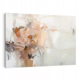   Tablou Canvas Premium 120x80 cm, Abstracție Textură Vopsea Uleioasă - Model Eco-Friendly