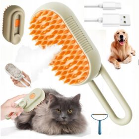  Perie cu abur pentru caini si pisici