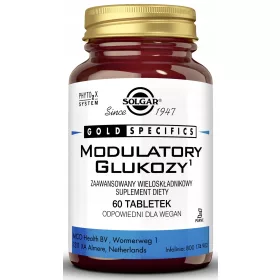   Solgar Modulatory Glukozy - 60 tablete pentru metabolismul glucidelor