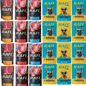  Dolina Noteci RAFI Hrana pentru caini MIX Smaków 20 x 500g