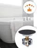 Sifon de baie Jano GL2026B click-clack cu preaplin, negru mat, curatare de sus