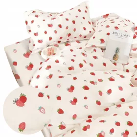   Set Lenjerie de Pat Dublu-Față din Bumbac 200x220 - Model Modern