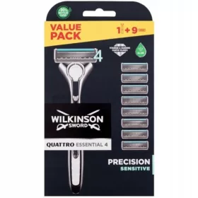    Cartuș de ras Wilkinson Quattro Essential 4 Precision Sensitive 9 buc.