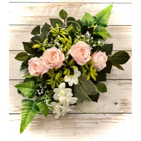   Buchet Elegant în Vas Rotund – Compoziție Florală Exclusivă și Personalizabilă