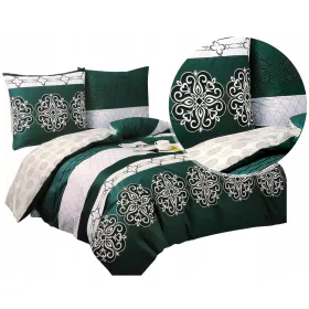   Set de Lenjerie de Pat ELWAY 200x220 cm, 100% Bumbac, Design Modern