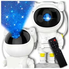    LED Night Light Proiector Proiector STARS Sky Astronaut Pentru Copii TELECOMANDA