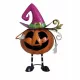 FIGURA DE DOVLEAC DE METAL ÎNTR-O PĂLĂRIE CADOU DE DECORARE DE HALLOWEEN