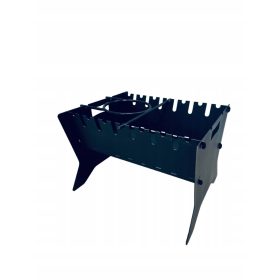    GRĂTAR DE CARBUNE PLIABLE MANGAL PENTRU 7 BUC. METAL 2 MM + RAFT PENTRU TIGAI
