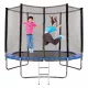  Trambulina de gradina 305cm scara de fitness plasa solida de siguranta 10ft