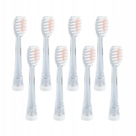    8x capete de periuță de dinți pentru copii Meriden Kiddy, înlocuitori roz