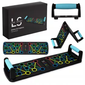    Line Sport mânere de împingere PUSH-UP BOARD MULTIFUNCȚIONAL SOLID TRAINING