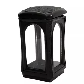  LANTERN CASĂ RĂȘINI NEGRU LL14