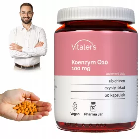   Vitaler Coenzima Q10 (Ubichinon) 100 mg - 60 capsule pentru vitalitate și longevitate
