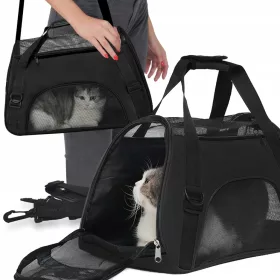   TRANSPORTER PENTRU ANIMALE CÂINE PISIC IEPURE CUTIE GUSȚĂ DE TRANSPORT