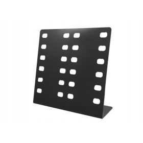    SUPPORT PAHAR DUBLU pentru 12 buc, PLEXI DISPLAY PLEXI 3 mm negru