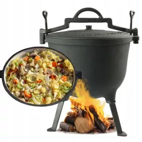  Fierbător de vânătoare din fontă SILESIA EMALIA 4l