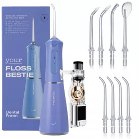    Irigator dentar pentru dinti bucali DentalForce 400ml 5 PROG 8 DUZE