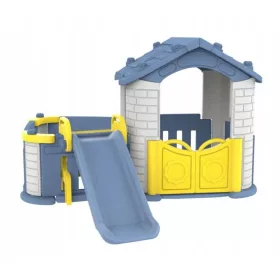  Casa + Tobogan 3in1 Blue Roof
