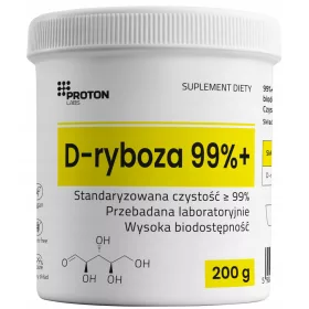  D-riboză 200g de la Proton Labs - Pudră ultra-pură cu linguriță măsurătoare inclusă!