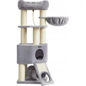    Stâlp de zgâriat înalt, pat, covorașe de zgâriat, stâlp de zgâriere, turn Feandrea 101 - 160 cm