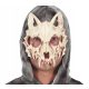  Mască cu craniu de pisică înfricoșătoare pentru fața de Halloween