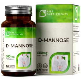   D-Mannoză 120 Capsule 600mg - Supliment pentru Sănătatea Tractului Urinar