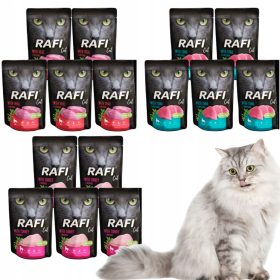  Rafi Cat mancare umeda, mix de arome, 6 kg