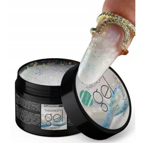    Excelent PRO Gel Tixotropie cu efect Milky 15g - Lăptos cu sclipici