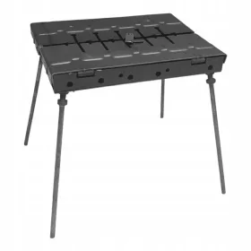    VALIZE MANGAL 2 MM GRIL PORTATIL 8 FGARGARI ȘAMPON PICIOARELE LUNGI
