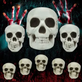  Set decorativ de Halloween de cranii