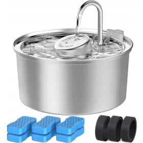    Fântână de băut din metal KOOGMOON cu fântână, 3200 ml