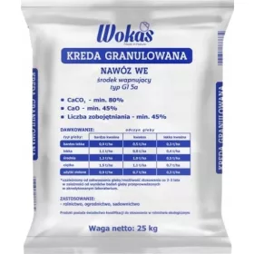  Îngrășământ de var Wokas granulat 25 kg 6 l