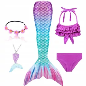  COSTUME DE BAIO FABULOS COADA DE SIRENĂ 5 PUC