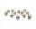  Decoratiune de Halloween Geanta Boland cu cranii 12 bucati