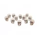  Decoratiune de Halloween Geanta Boland cu cranii 12 bucati