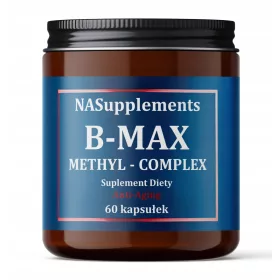   Complex de Vitamine B Metilate 500mg | 60 Capsule pentru Energie și Suport Nervos