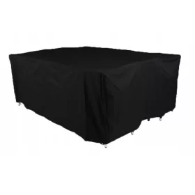   Husă Impermeabilă pentru Mobilier de Grădină, Negru, 305x205x115 cm