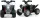  Milly Mally Vehicul quad alimentat cu baterii HONDA ATV Negru