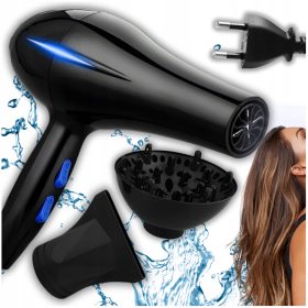    USCATOR DE PAR PRO IONIZARE PUTERNICA + DIFUZOR SI CONCENTRATOR SET 3in1