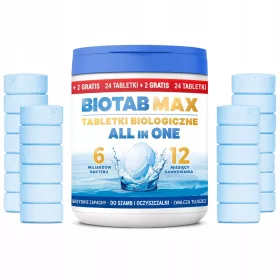    BACTERII PENTRU FOSĂ SEPTICĂ BIOTAB TABLETATE Aprovizionare pentru UN AN + GRASIMI ACTIVATOR PUTERNIC