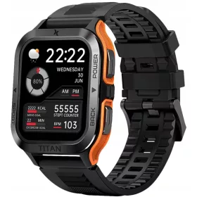    Maxcom FW67 TITAN PRO Ceas inteligent robust ORANGE IP69 Conexiuni