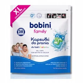    Bobini Family capsule de spalat copii Family Hipoalergenic 38 buc