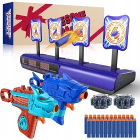    Tinta electrica pentru pistoale Nerf cu 2 pistoale de jucarie Shield