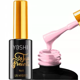    YOSHI TOP FRENCH NO WIPE HIBRID TOP SEMI-TRASPARENT 05 10 ml