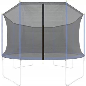  Plasa de trambulina Ultrasport 12ft 366cm neagra 8 posturi